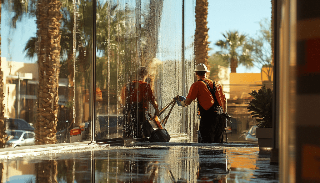 power washing commercial