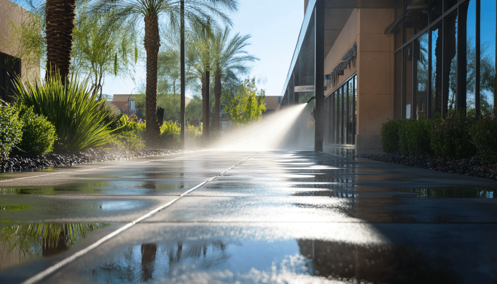 pressure washing city